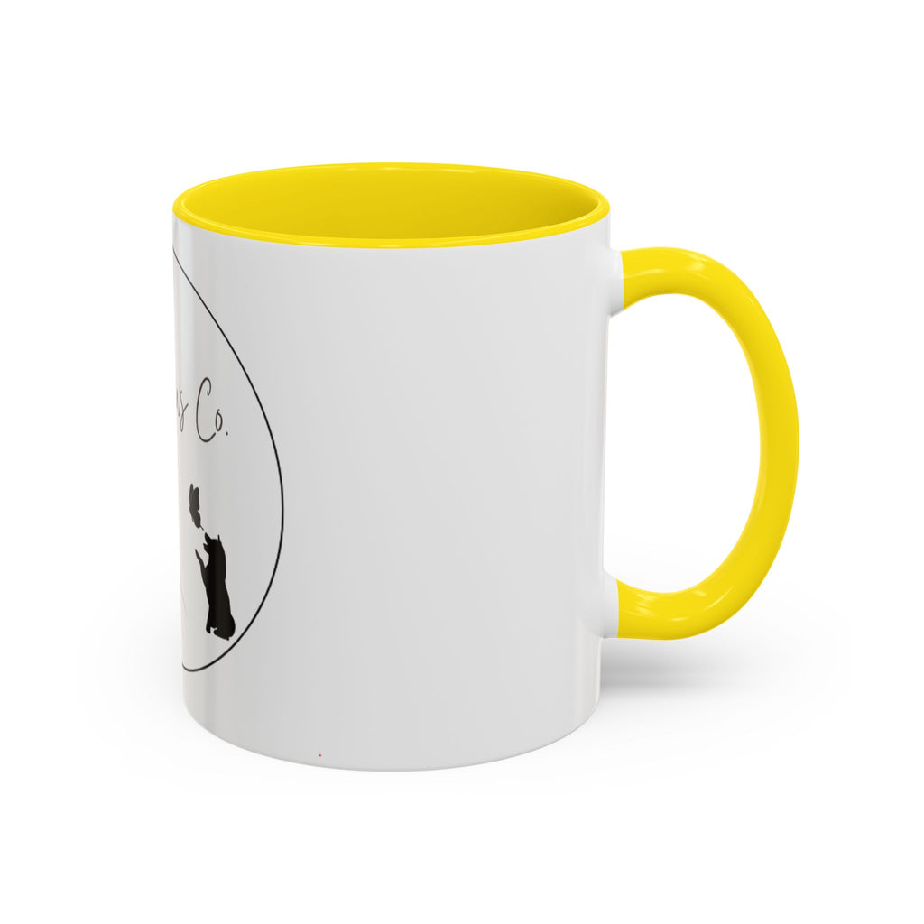 Velour Paws Co. Floral Pet Lover Accent Coffee Mug (11/15 oz)