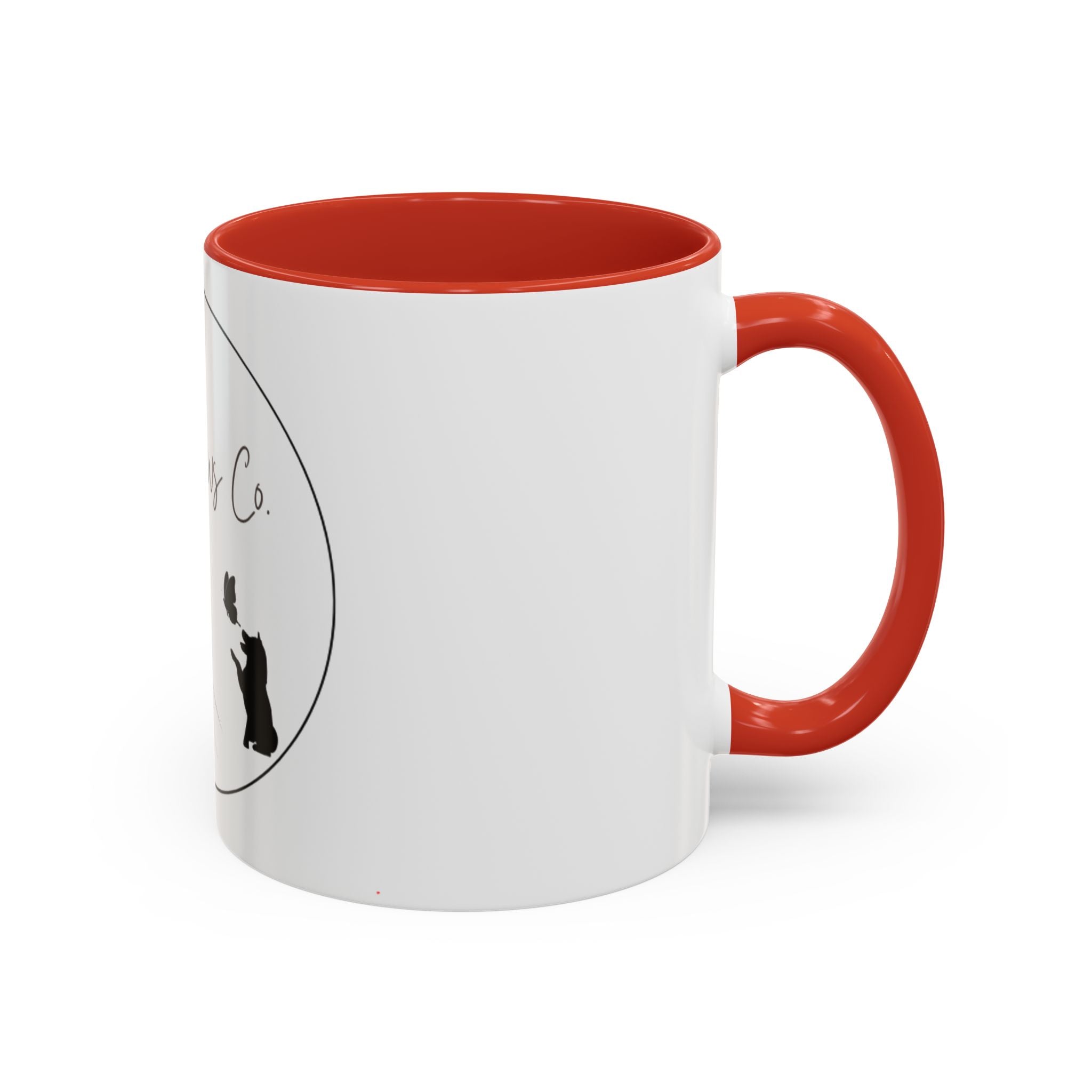 Velour Paws Co. Floral Pet Lover Accent Coffee Mug (11/15 oz)