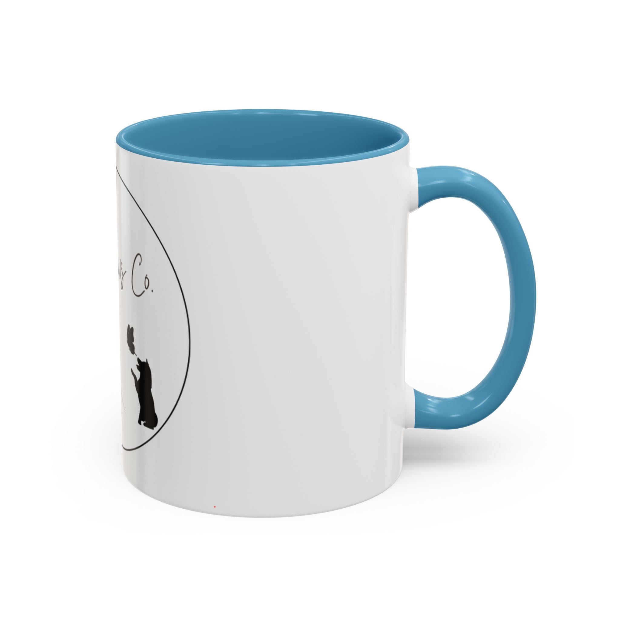 Velour Paws Co. Floral Pet Lover Accent Coffee Mug (11/15 oz)