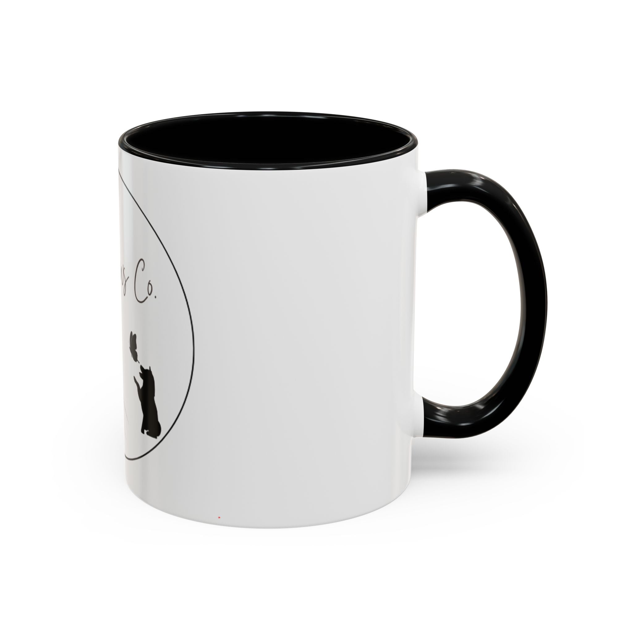 Velour Paws Co. Floral Pet Lover Accent Coffee Mug (11/15 oz)