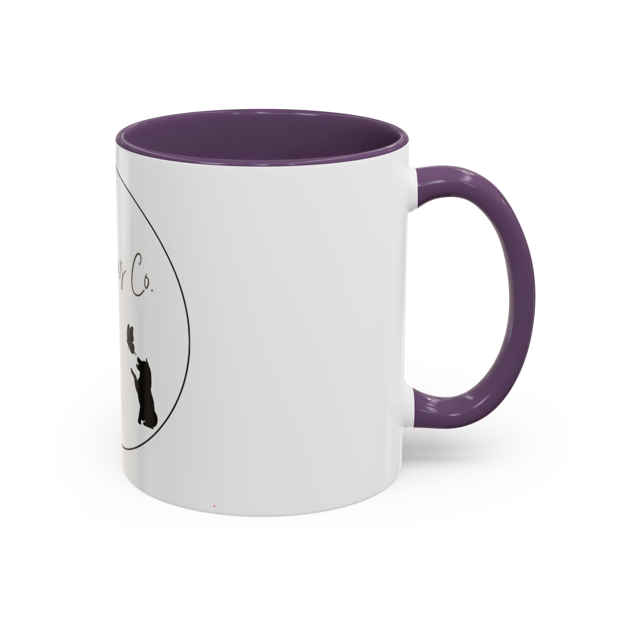 Velour Paws Co. Floral Pet Lover Accent Coffee Mug (11/15 oz)