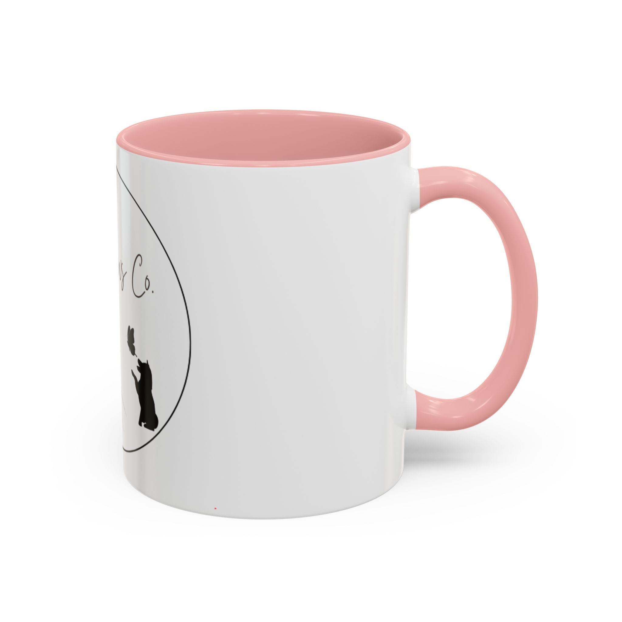 Velour Paws Co. Floral Pet Lover Accent Coffee Mug (11/15 oz)