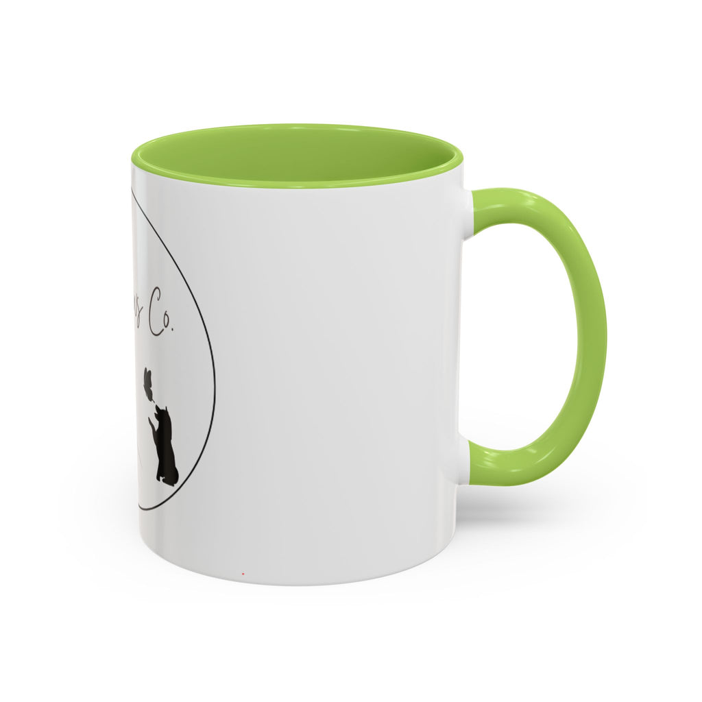 Velour Paws Co. Floral Pet Lover Accent Coffee Mug (11/15 oz)