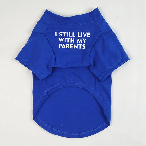 Quality Breathable Summer/Spring Dog Clothes Soft Letters Printed