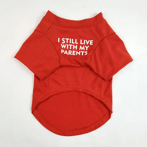 Quality Breathable Summer/Spring Dog Clothes Soft Letters Printed