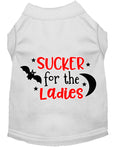 Mirage Pet 51-434 WTLG Sucker for the Ladies Screen Print Dog Shirt