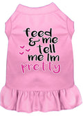 Mirage Pet 58-457 LPKXXL Tell Me Im Pretty Screen Print Dog Dress,