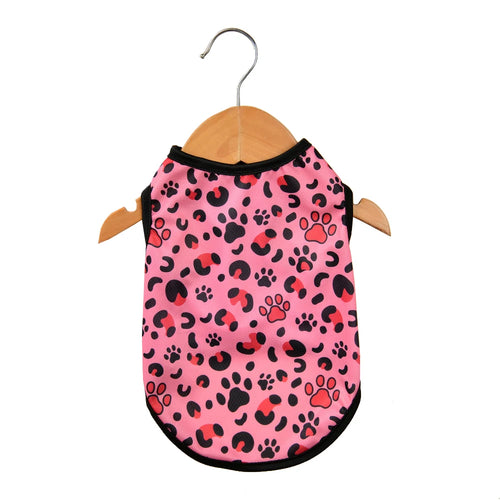 Leopard Print Pet Cat Clothes For Small Dogs Cats Vest Summer