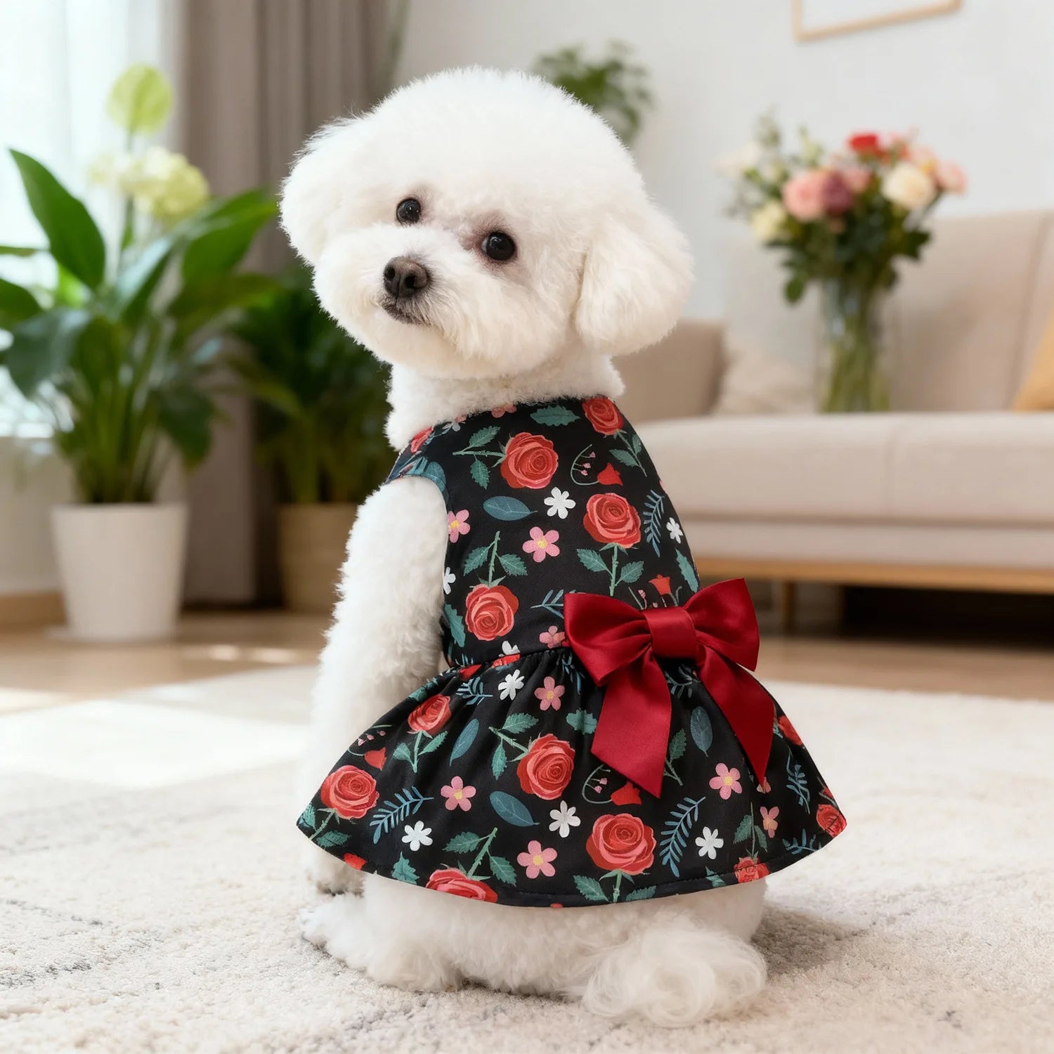 Dog spring summer Dress Outfit for Small Medium Large Breeds Pet Clothes