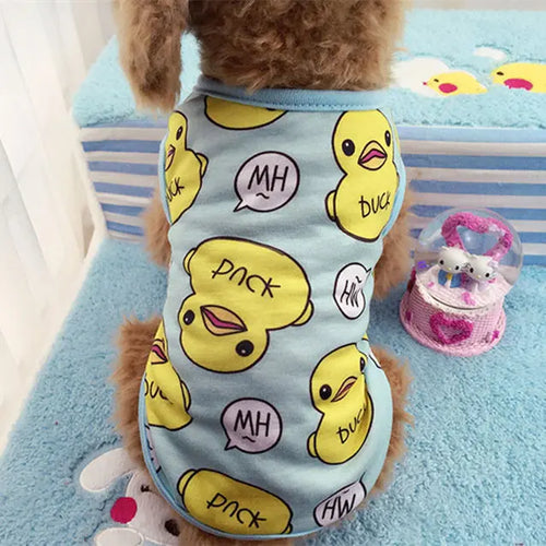 Cute Dog Clothes Soft Puppy Pajamas Outfits Pet Clothing for Small