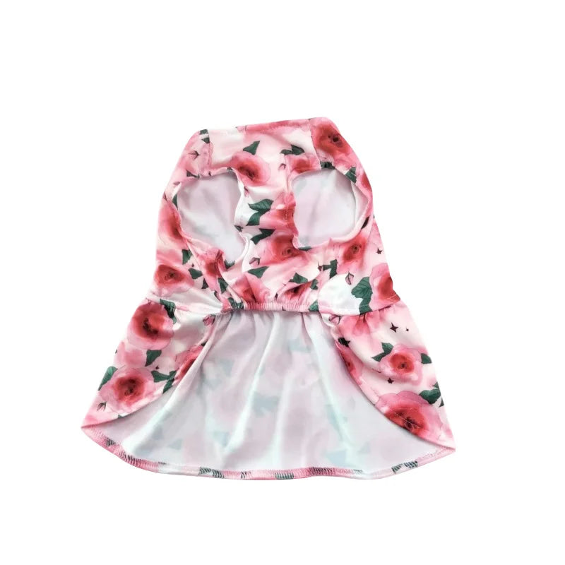 Dog spring summer Dress Outfit for Small Medium Large Breeds Pet Clothes