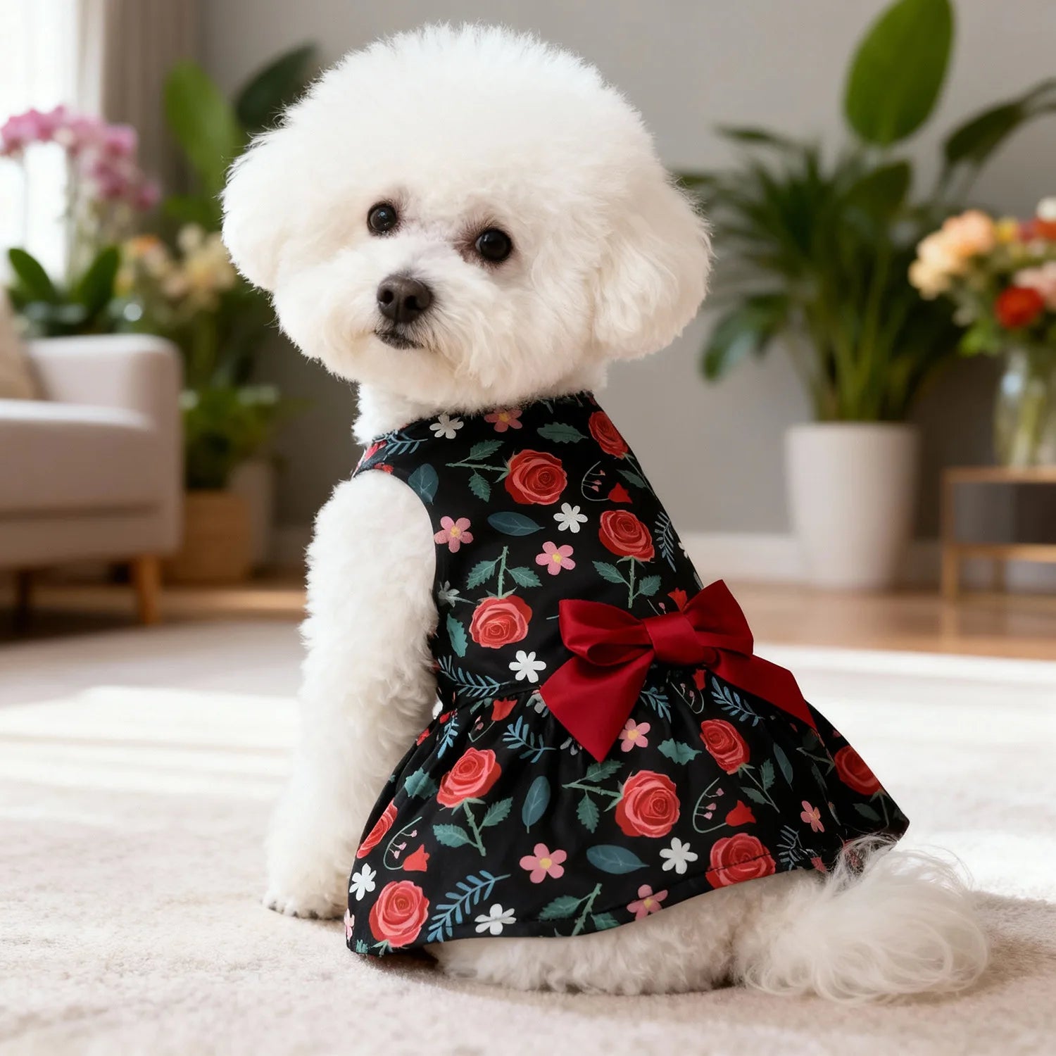 Dog spring summer Dress Outfit for Small Medium Large Breeds Pet Clothes
