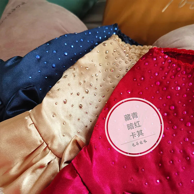 Summer Pet Clothes Dot Dog Dress For Dogs Skirt Summer Princess Dog Wedding Dresses York Clothes For Dogs Skirts Pet Cat Dress