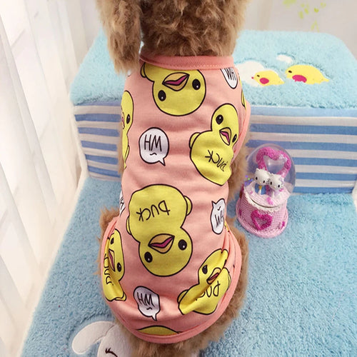 Cute Dog Clothes Soft Puppy Pajamas Outfits Pet Clothing for Small